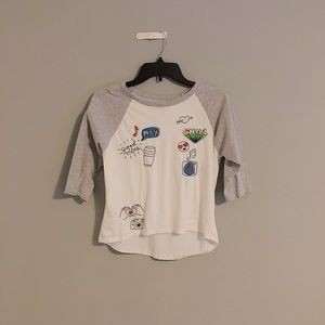 Grey/White Doe Emoji T-Shirt